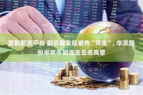 爱配配资平台 副总裁张延被传“带走”, 华发股份半年不到连走五名高管